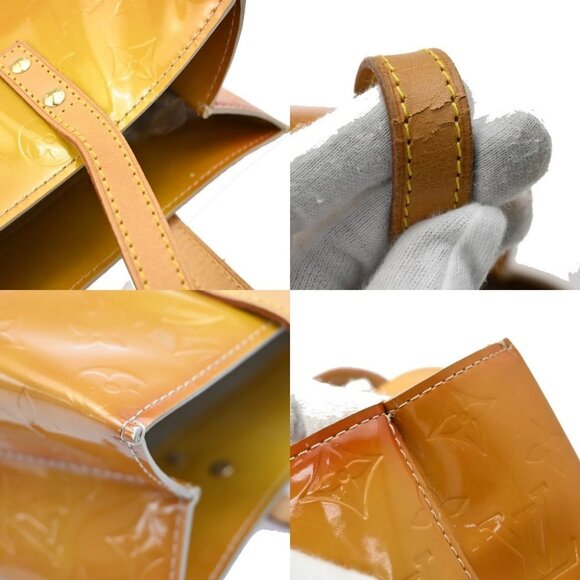 LOUIS VUITTON Read MM Hand Bag Monogram Vernis Patent Leather YW - Picture 10 of 14